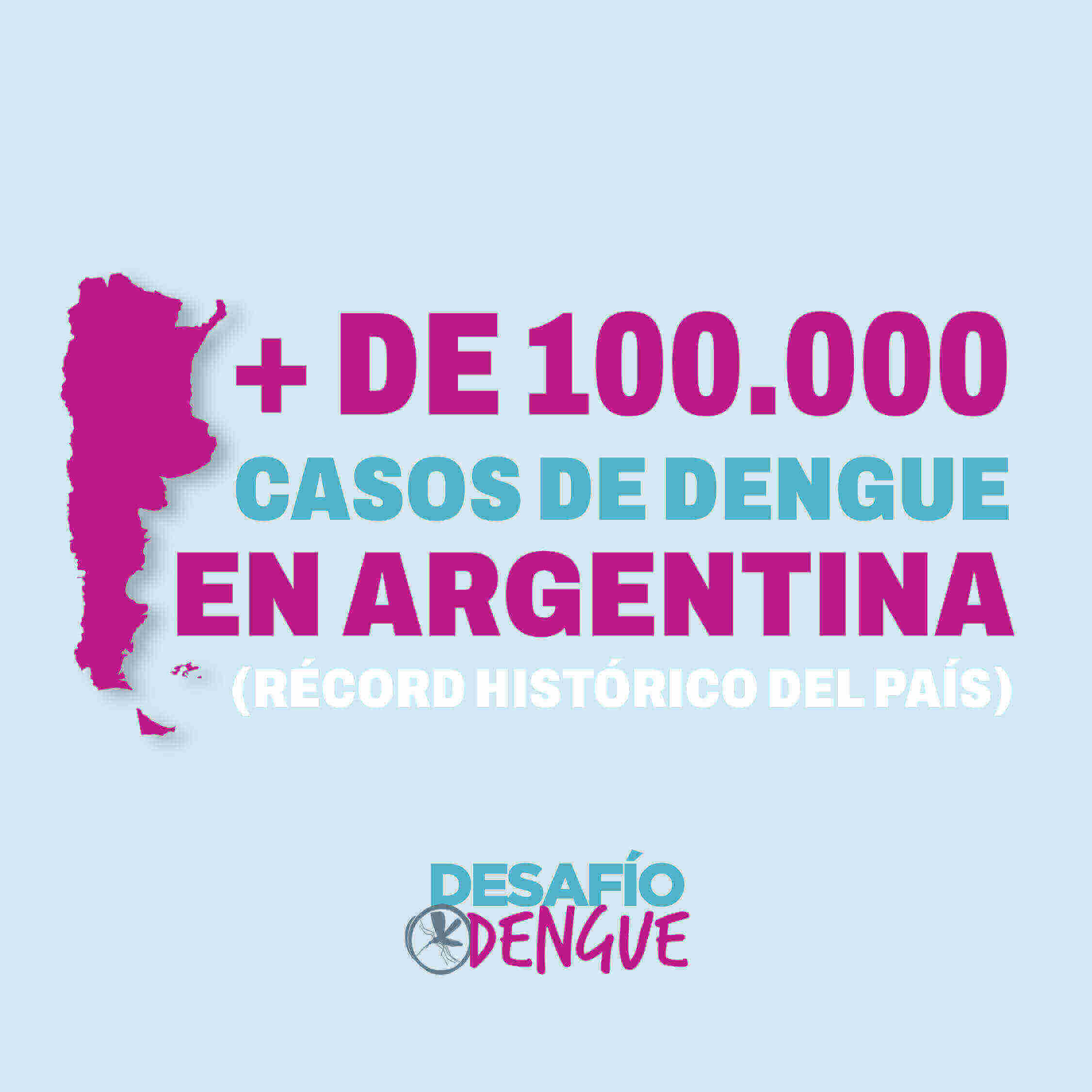 Récord de casos de dengue Argentina