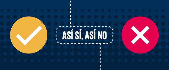 Así sí, así NO