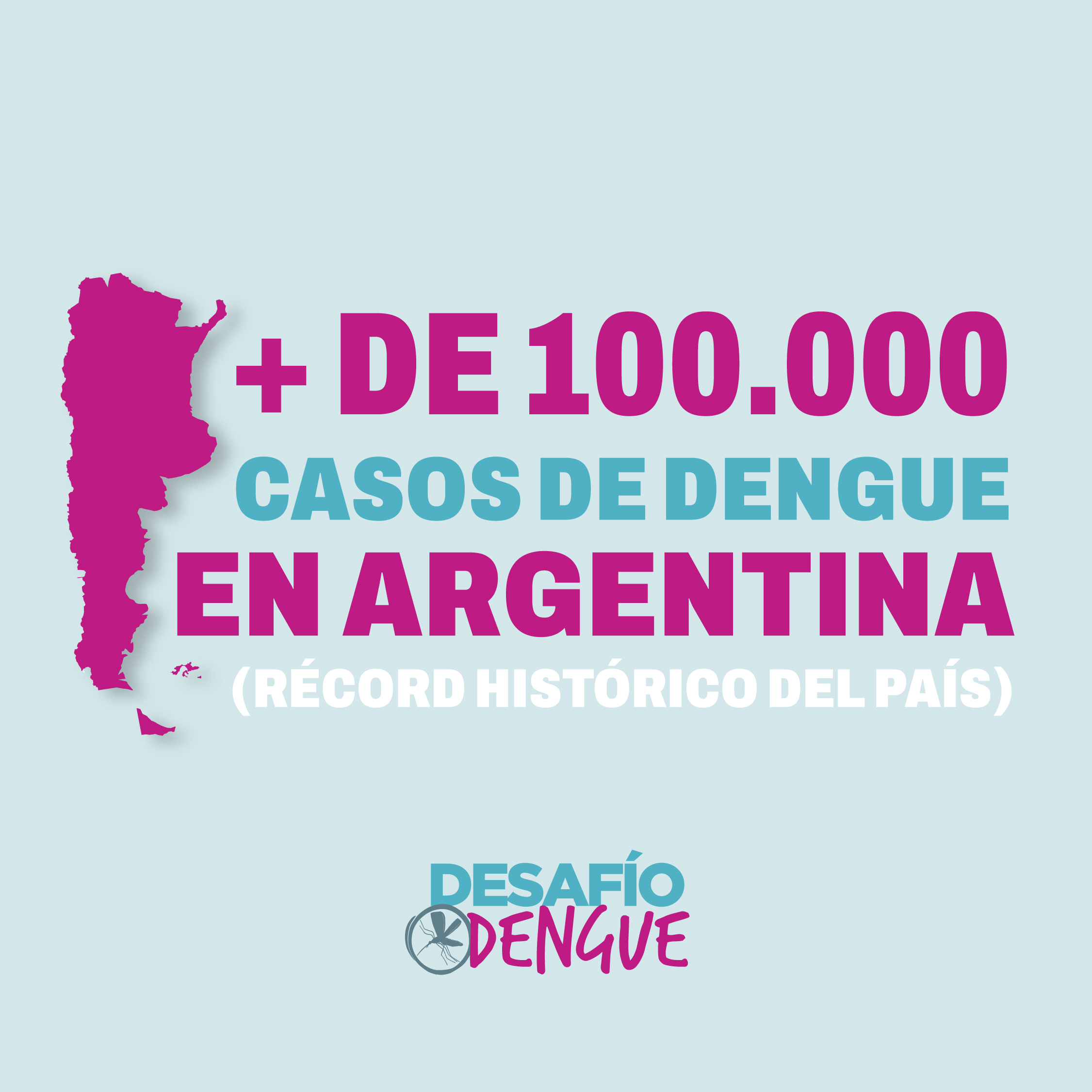 Récord de casos de dengue Argentina Desafío Dengue Argentina